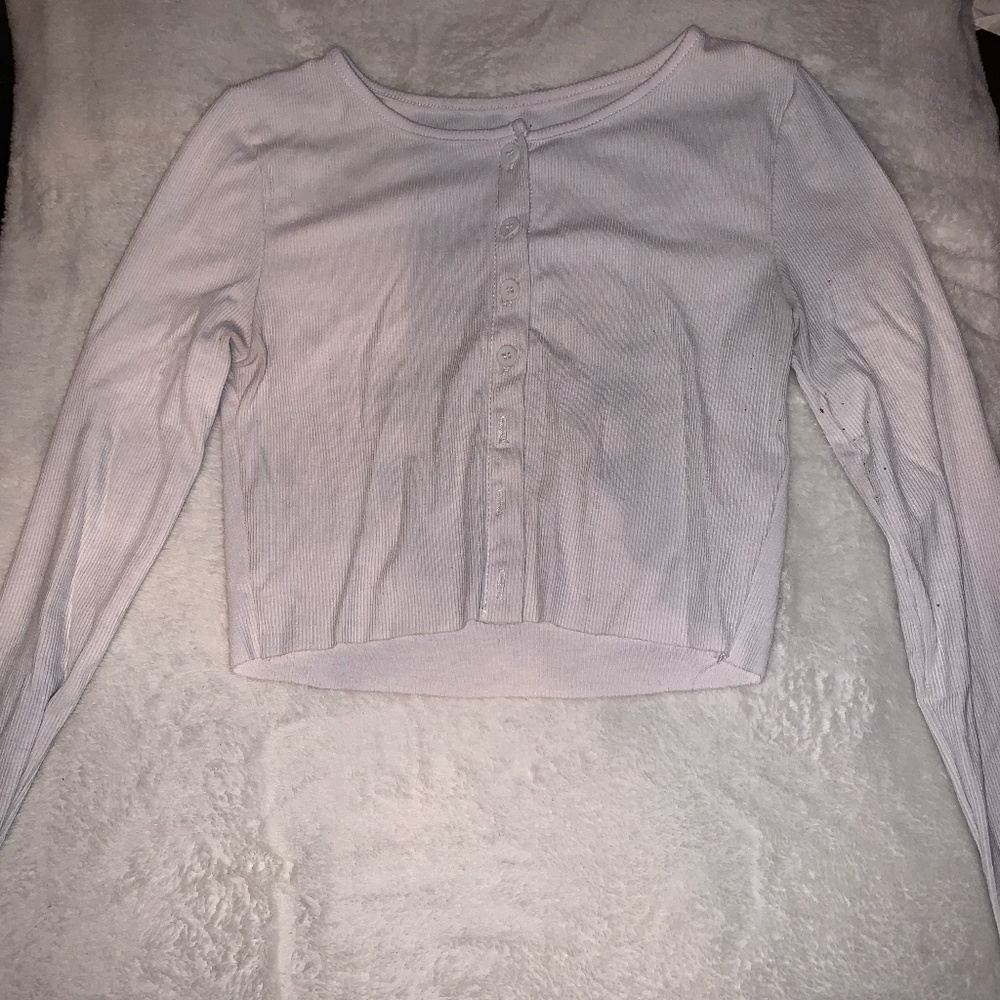 White Button-up Cardigan